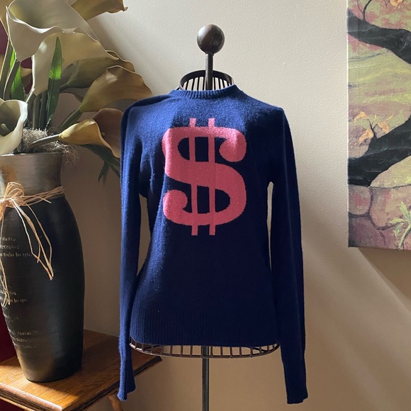 C3 Cashmere Crewneck 100% Cashmere Sweater EUC Med - Picture 2 of 4